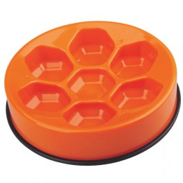 M-PETS Cavity Ahmimisenestokuppi pyöreä oranssi