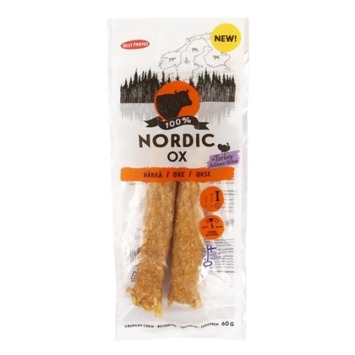 BEST FRIEND NORDIC HÄRKÄ + KALKKUNA -ROUHELUU 2 KPL 60 G