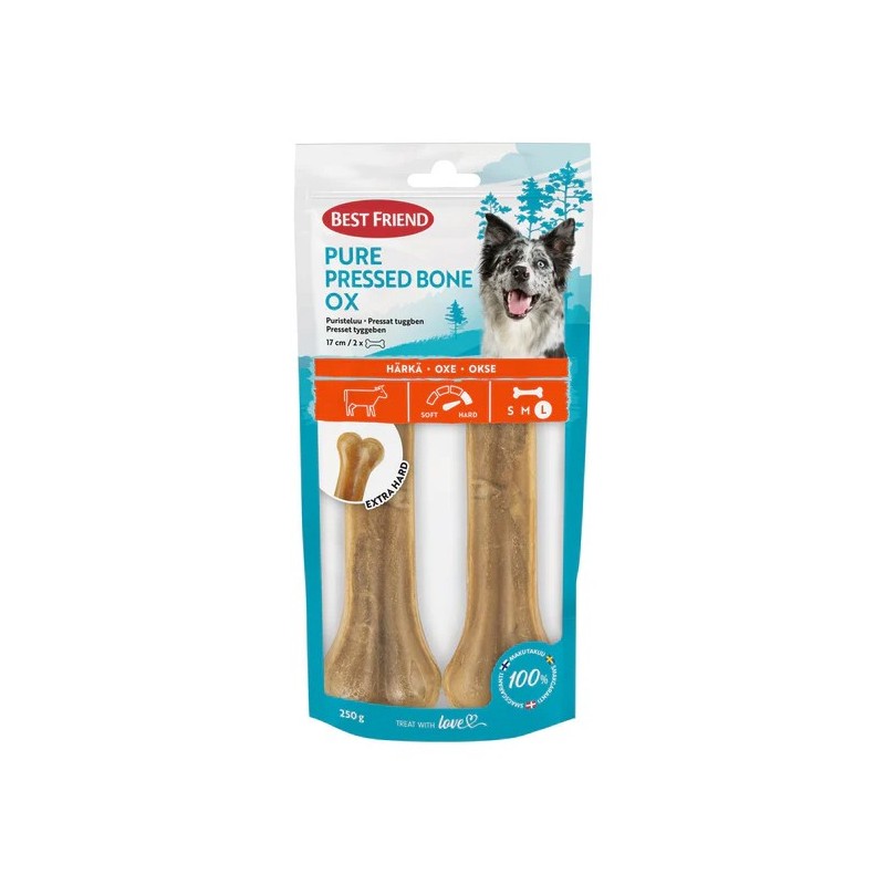 Best Friend Pure puristeluu härkä 17 cm 2 kpl 250 g
