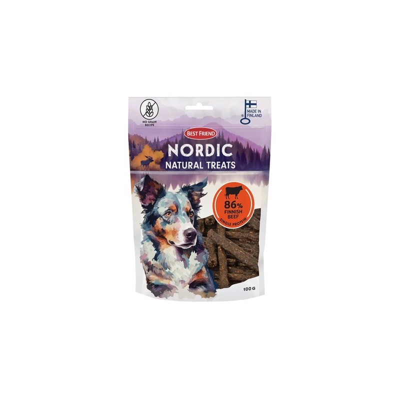 Best Friend Nordic Natural Treats härkä 100 g