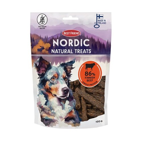 Best Friend Nordic Natural Treats härkä 100 g