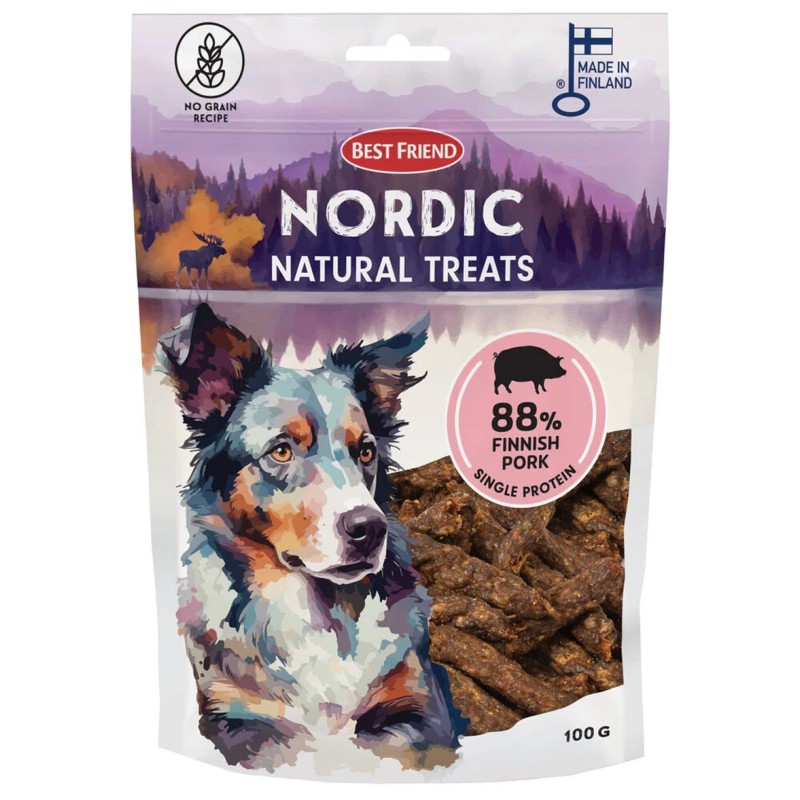 Best Friend Nordic Natural Treats porsas 100 g