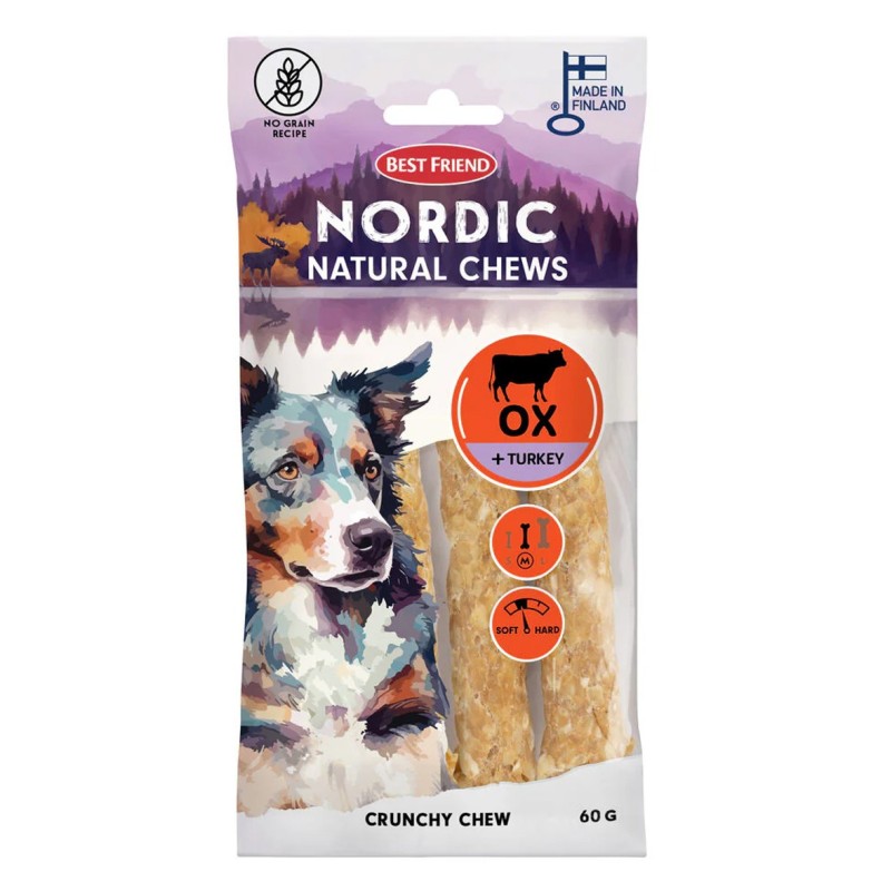 Best Friend Nordic Härkä + Kalkkuna -rouheluu 2 kpl 60 g