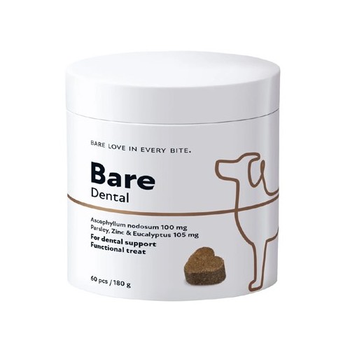Bare Dental Funktionaalinen makupala 60 kpl 180 g