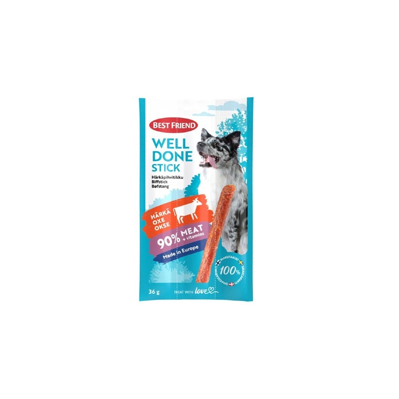 BF Pihvitikku Härkä 72 kpl – Herkullinen koiranherkku